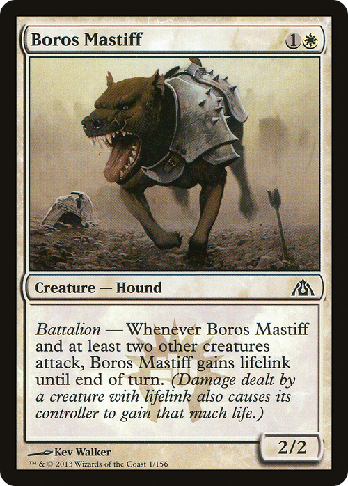 Boros Mastiff (DGM-001) - Dragon's Maze