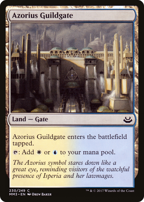 Azorius Guildgate (MM3-230) - Modern Masters 2017
