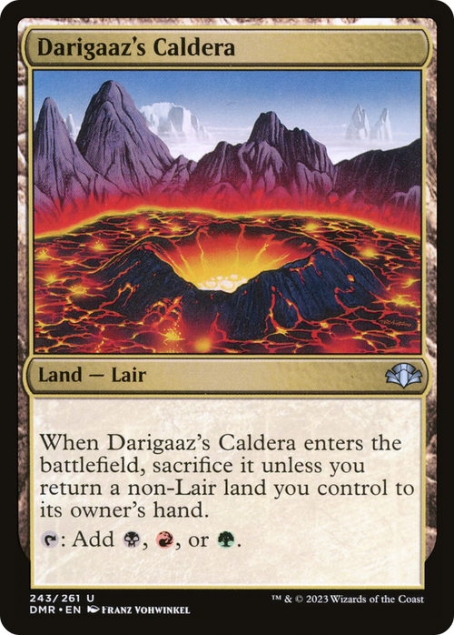 Darigaaz's Caldera (DMR-243) - Dominaria Remastered Foil
