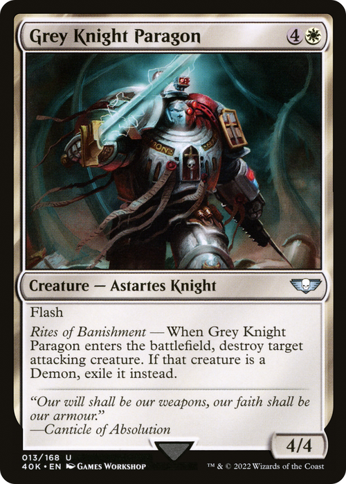 Grey Knight Paragon (40K-013) - Warhammer 40,000 Commander