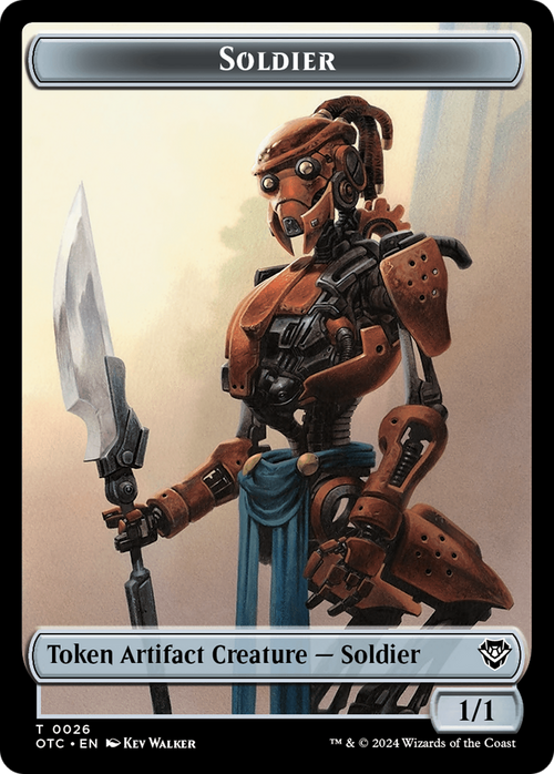 Soldier (TOTC-026) - Outlaws of Thunder Junction Commander Tokens