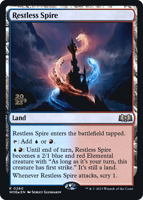 Restless Spire (PRE-260) - Wilds of Eldraine Promos Foil