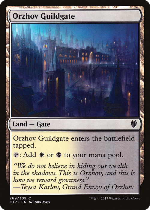 Orzhov Guildgate (C17-269) - Commander 2017