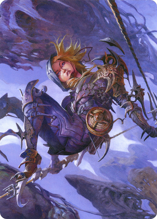 Blackbloom Rogue // Blackbloom Rogue (AZNR-053) - Zendikar Rising Art Series (Borderless) Foil