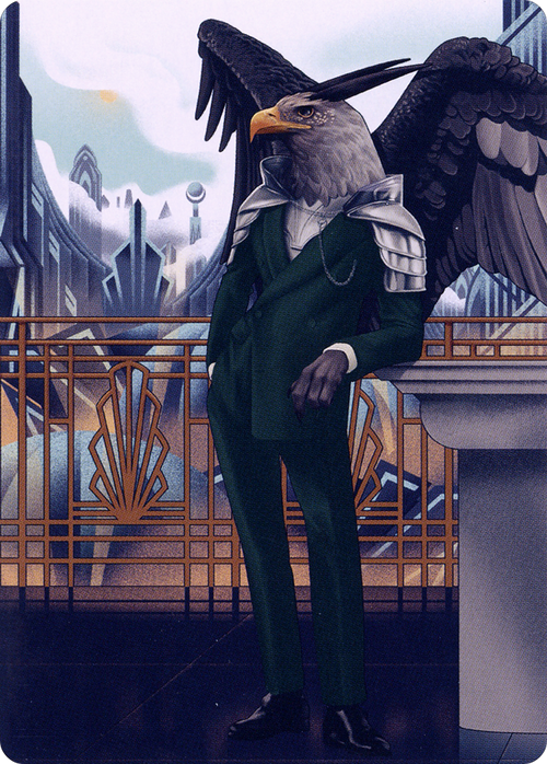 Falco Spara, Pactweaver // Falco Spara, Pactweaver (ASNC-067) - New Capenna Art Series (Borderless) Foil
