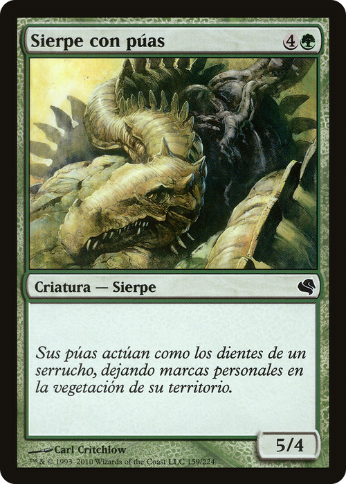 Spined Wurm (Spanish) - "Sierpe con puas" (PS11-159) - Salvat 2011