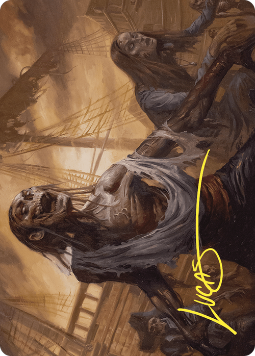 Rise from the Tides Art Card (Gold-Stamped Signature) (ASCMM-011) - Commander Masters Art Series (Borderless)