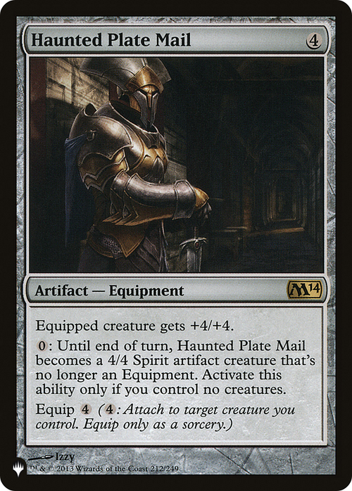 Haunted Plate Mail (LIST-M14-212) - The List
