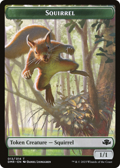 Squirrel (TDMR-013) - Dominaria Remastered Tokens