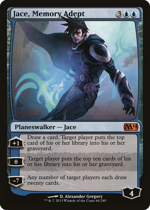 Jace, Memory Adept (M14-060) - Magic 2014