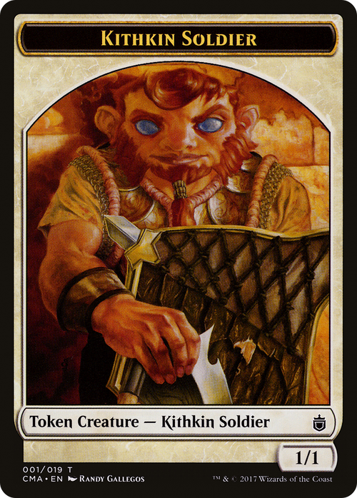 Kithkin Soldier (CMA-001) - Commander Anthology Tokens
