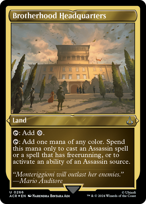 Brotherhood Headquarters (Foil Etched) (ACR-266) - Assassin's Creed Foil