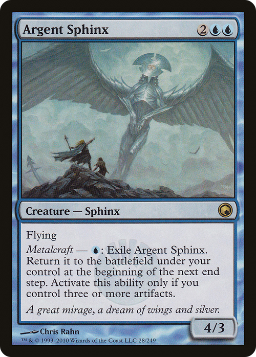 Argent Sphinx (SOM-028) - Scars of Mirrodin