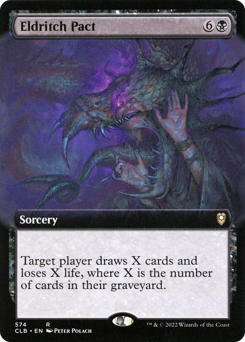 Eldritch Pact (Extended Art) (CLB-574) - Commander Legends: Battle for Baldur's Gate: (Extended Art)