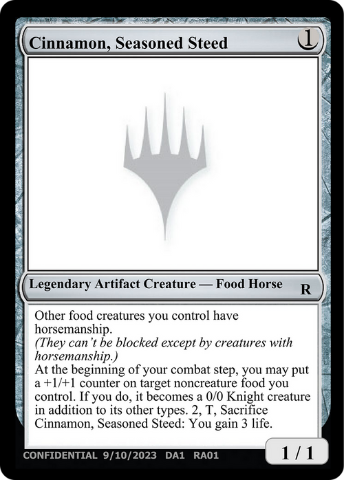 Cinnamon, Seasoned Steed (UNK-) - Unknown Event