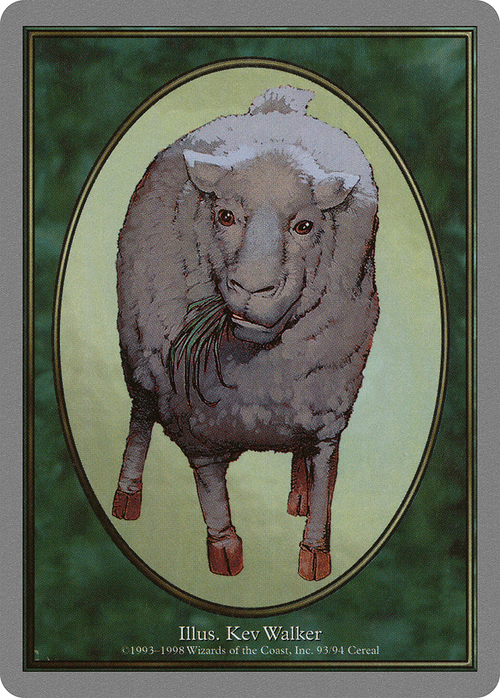 Sheep Token (UGL-093) - Unglued Tokens