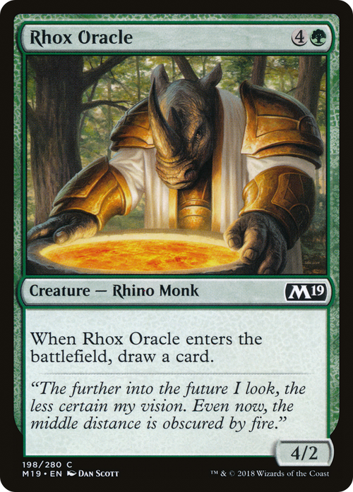 Rhox Oracle (M19-198) - Core Set 2019