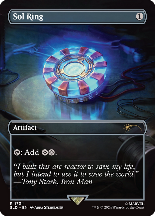 Sol Ring (1734) (SLD-1734) - Secret Lair Drop (Borderless)
