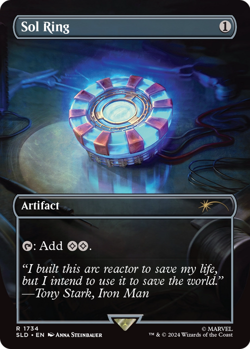 Sol Ring (SLD-1734) - Secret Lair Drop (Borderless) Foil