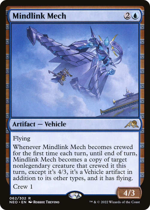 Mindlink Mech (NEO-062) - Kamigawa: Neon Dynasty Foil