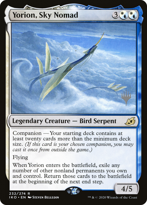 Yorion, Sky Nomad (PPIKO-232P) - Ikoria: Lair of Behemoths Promos: (companion)