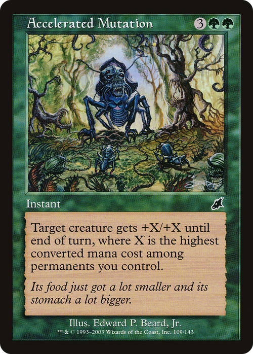 Accelerated Mutation (SCG-109) - Scourge Foil