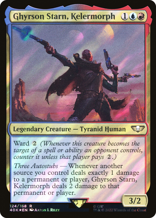 Ghyrson Starn, Kelermorph (Surge Foil) (40K-124) - Warhammer 40,000 Commander Foil