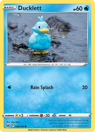 Ducklett 046  SWSH11 Lost Origin - Common
