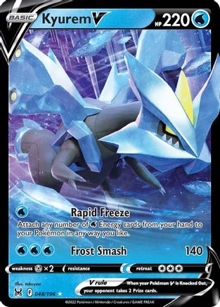 Kyurem V 048  - Holofoil SWSH11 Lost Origin - Ultra Rare