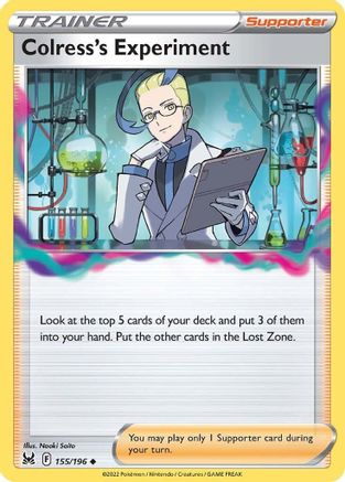 Colress's Experiment 155  SWSH11 Lost Origin - Uncommon