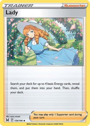 Lady 159  SWSH11 Lost Origin - Uncommon