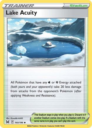 Lake Acuity 160  SWSH11 Lost Origin - Uncommon