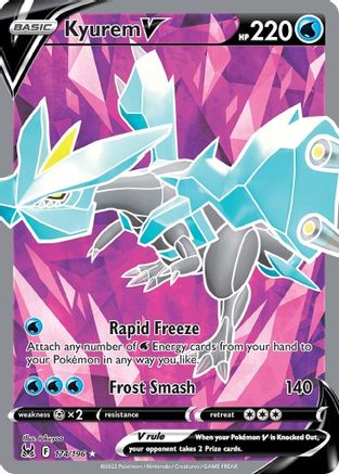 Kyurem V (Full Art) 174  - Holofoil SWSH11 Lost Origin - Ultra Rare