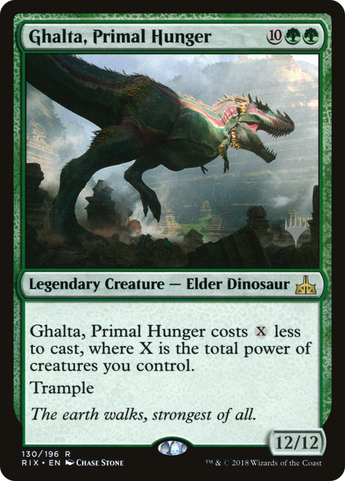 Ghalta, Primal Hunger (PPM20-130P) - Rivals of Ixalan Promos