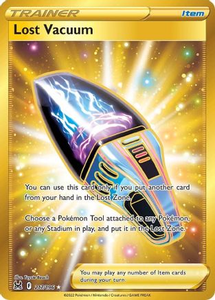 Lost Vacuum (Secret) 217  - Holofoil SWSH11 Lost Origin - Secret Rare