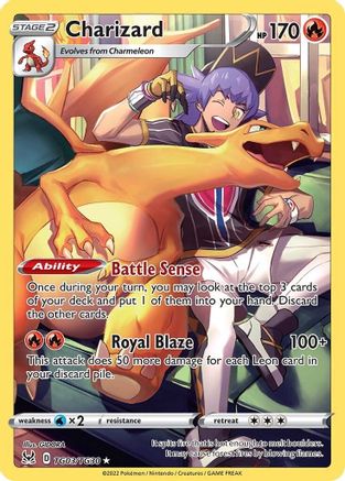 Charizard TG03  - Holofoil SWSH11 Lost Origin Trainer Gallery - Ultra Rare