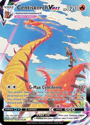 Centiskorch VMAX TG15  - Holofoil SWSH11 Lost Origin Trainer Gallery - Ultra Rare