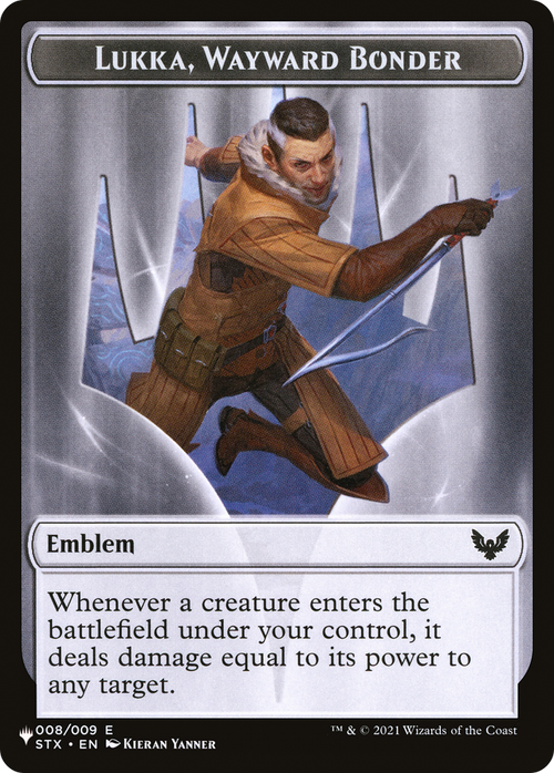 Lukka, Wayward Bonder Emblem (PLST-TSTX-8) - The List