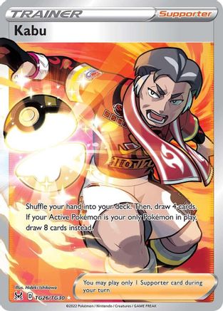 Kabu TG26  - Holofoil SWSH11 Lost Origin Trainer Gallery - Ultra Rare