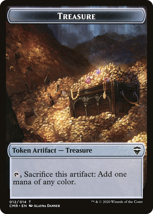 Treasure Token (CMR-012) - Commander Legends Tokens