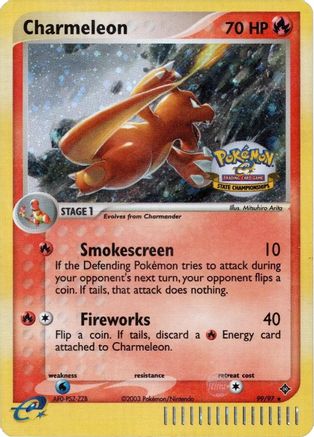 Charmeleon - 99/97 (State Championship)/97  - Holofoil League & Championship Cards - Promo