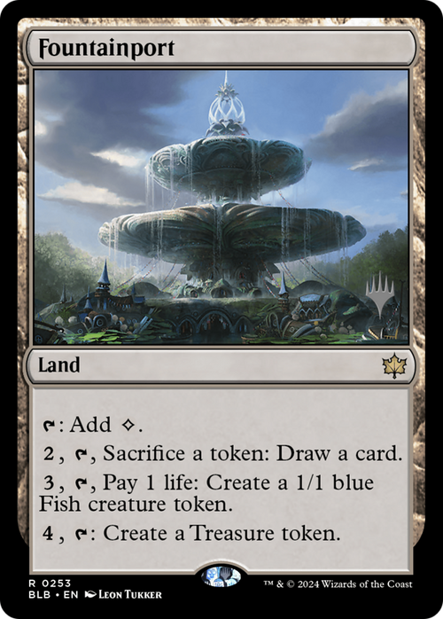 Fountainport (PPBLB-253) - Bloomburrow Promos Foil