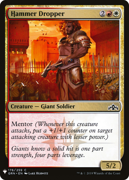 Hammer Dropper (LIST-GRN-176) - The List