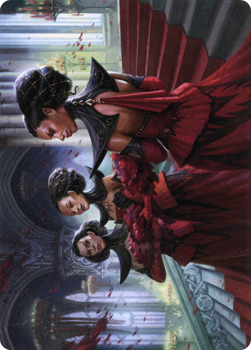 Olivia's Attendants // Olivia's Attendants (AVOW-047) - Crimson Vow Art Series (Borderless) Foil