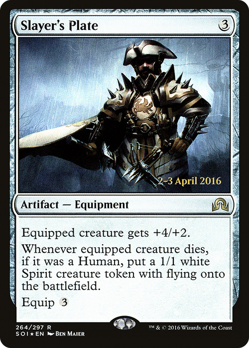 Slayer's Plate (PRE-264S) - Shadows over Innistrad Promos Foil