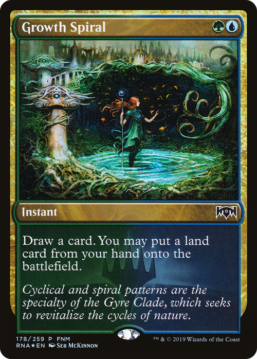Growth Spiral (FNM-178) - Ravnica Allegiance Promos Foil