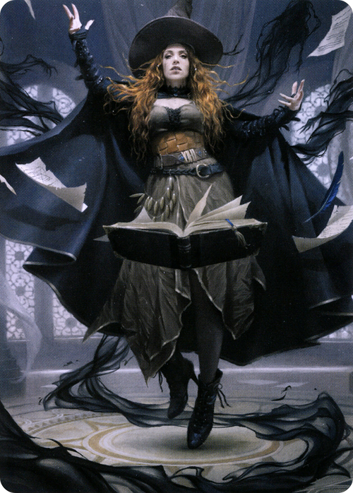 Tasha, the Witch Queen // Tasha, the Witch Queen (ACLB-041) - Battle for Baldur's Gate Art Series (Borderless) Foil