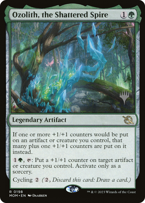 Ozolith, the Shattered Spire (PPMOM-198) - March of the Machine Promos Foil