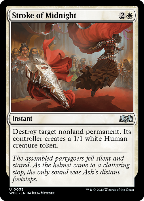 Stroke of Midnight (WOE-033) - Wilds of Eldraine Foil