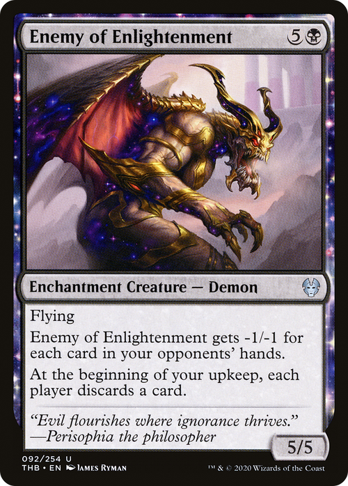 Enemy of Enlightenment (THB-092) - Theros Beyond Death: (enchantment)